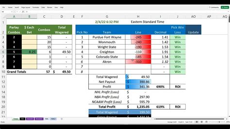 round robin parlay calculator
